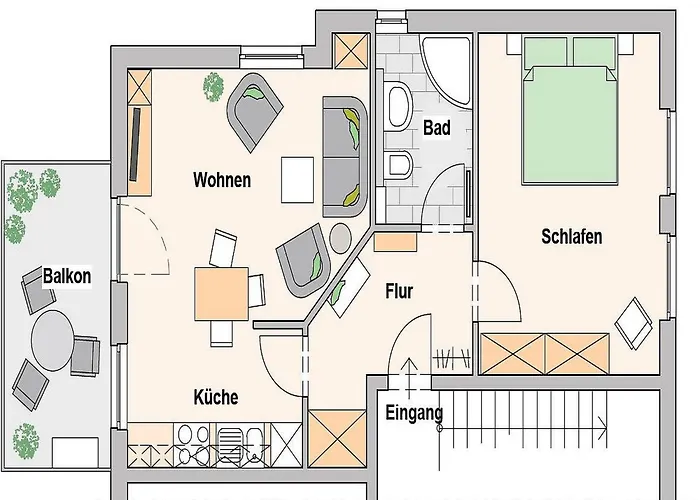 Vineta Whg 14 Meerblick Mit Suedbalkon شقة